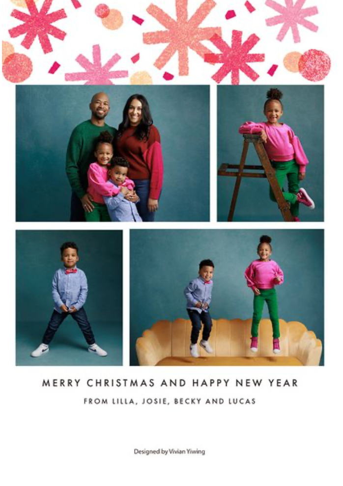 RED HOLIDAY CONFETTI