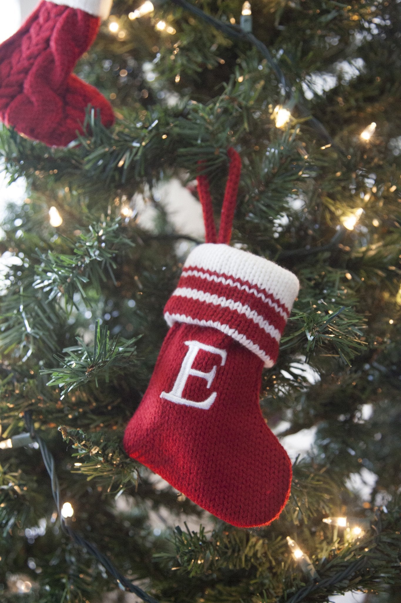 HOLIDAY STOCKING ORNAMENT