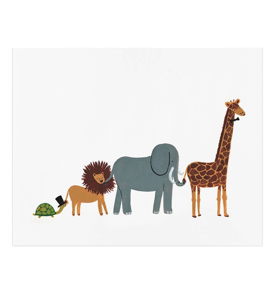 ANIMAL PARTY PARADE PRINT