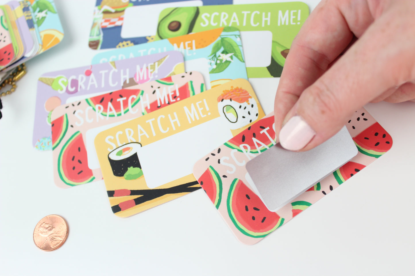 SCRATCH-OFF LUNCHBOX NOTES