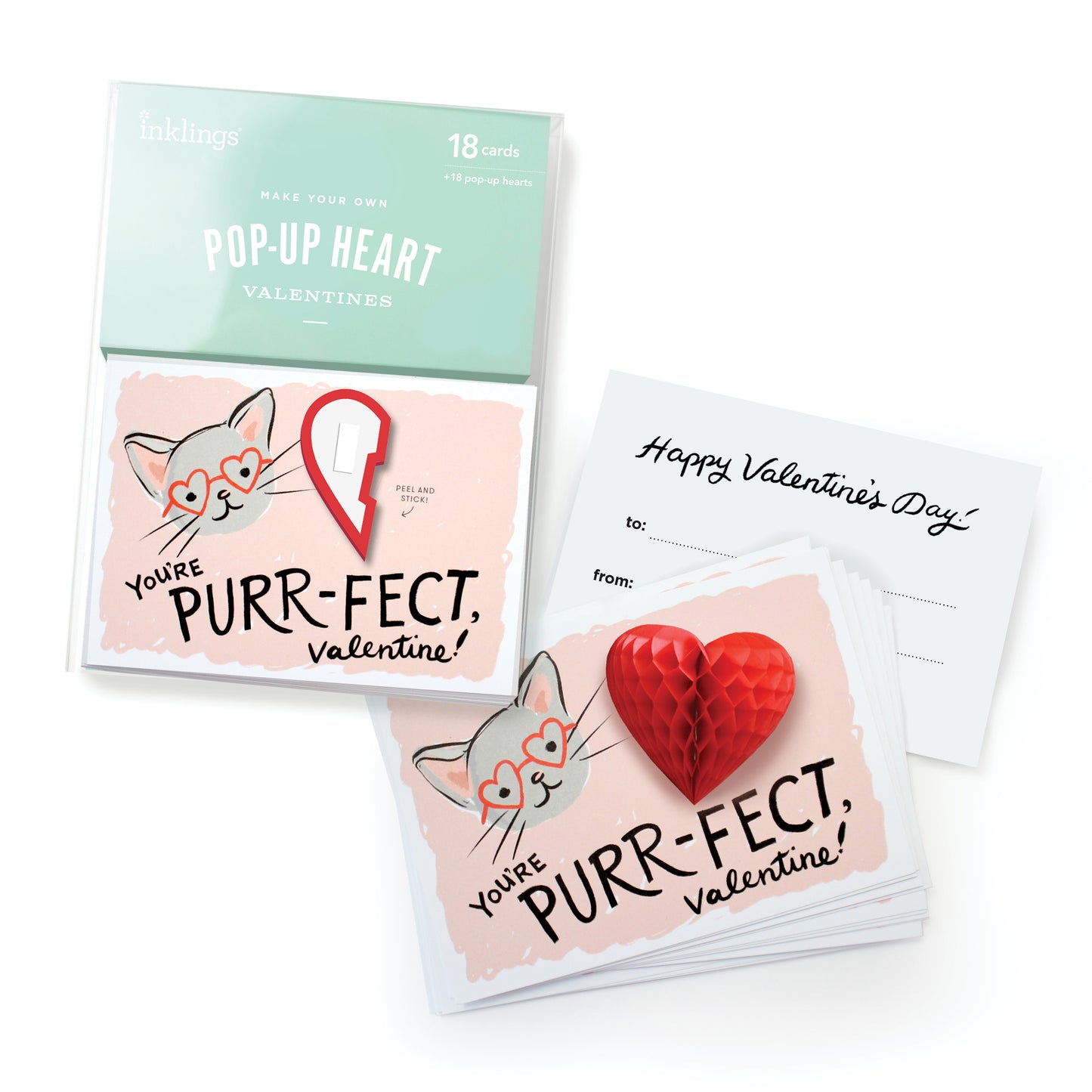 KITTEN POP-UP VALENTINES