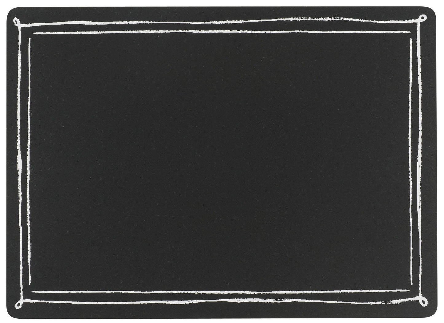 BLACKBOARD CORK-BACKED PLACEMATS - SET OF 4