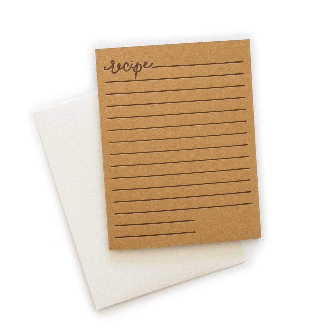 RECIPE GREETING CARD