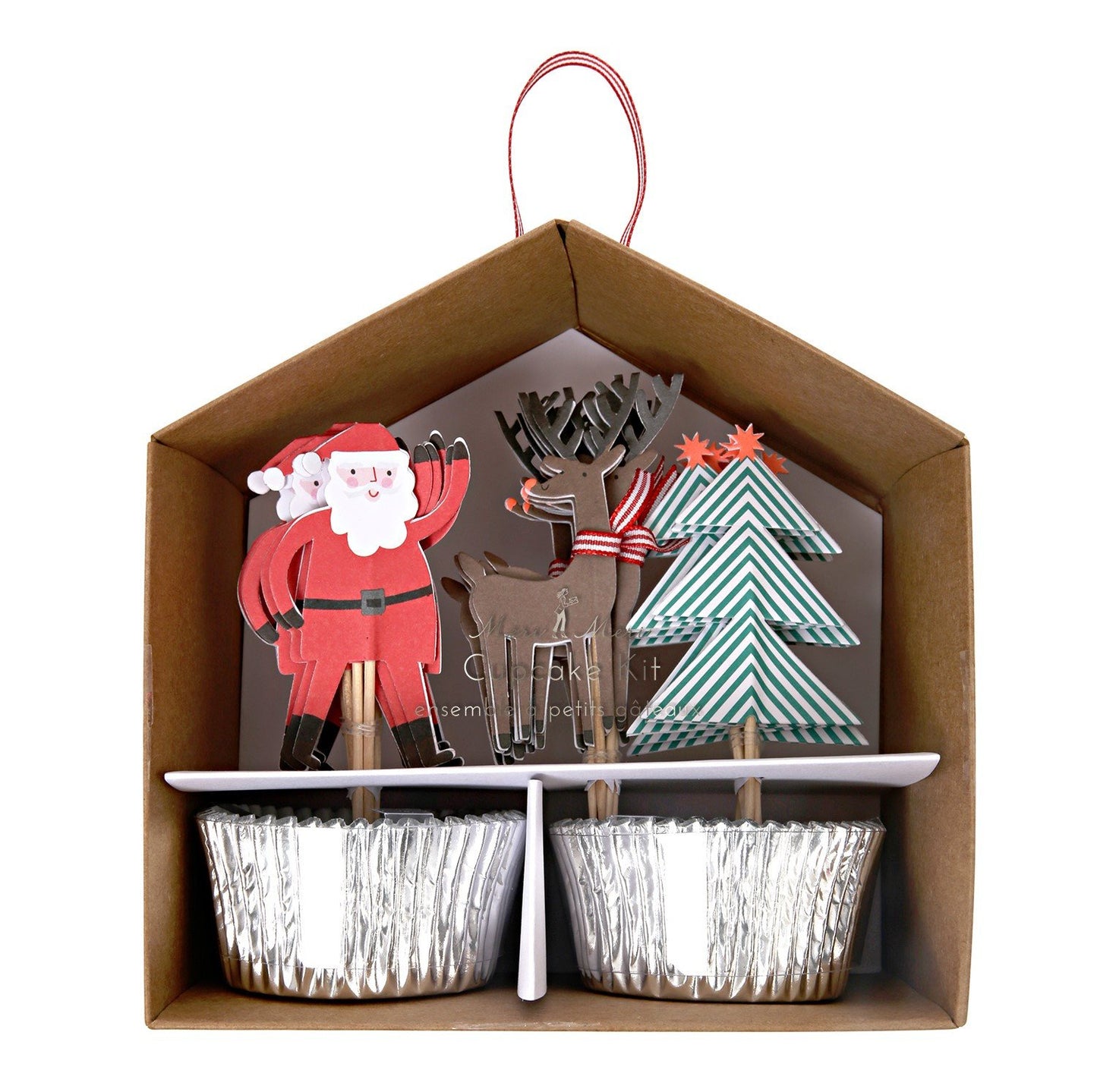 SANTA CUPCAKE KIT