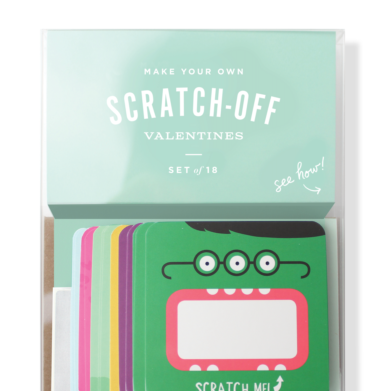 SCRATCH-OFF MONSTER VALENTINES