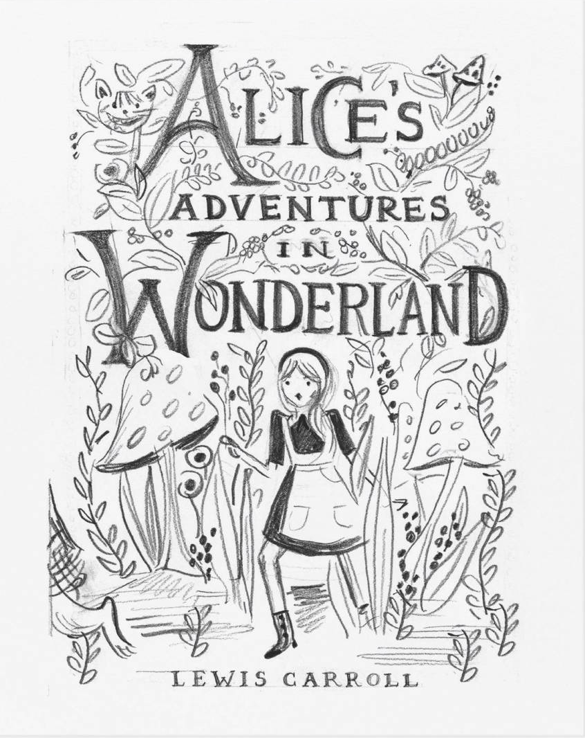 ALICE SKETCH ART PRINT