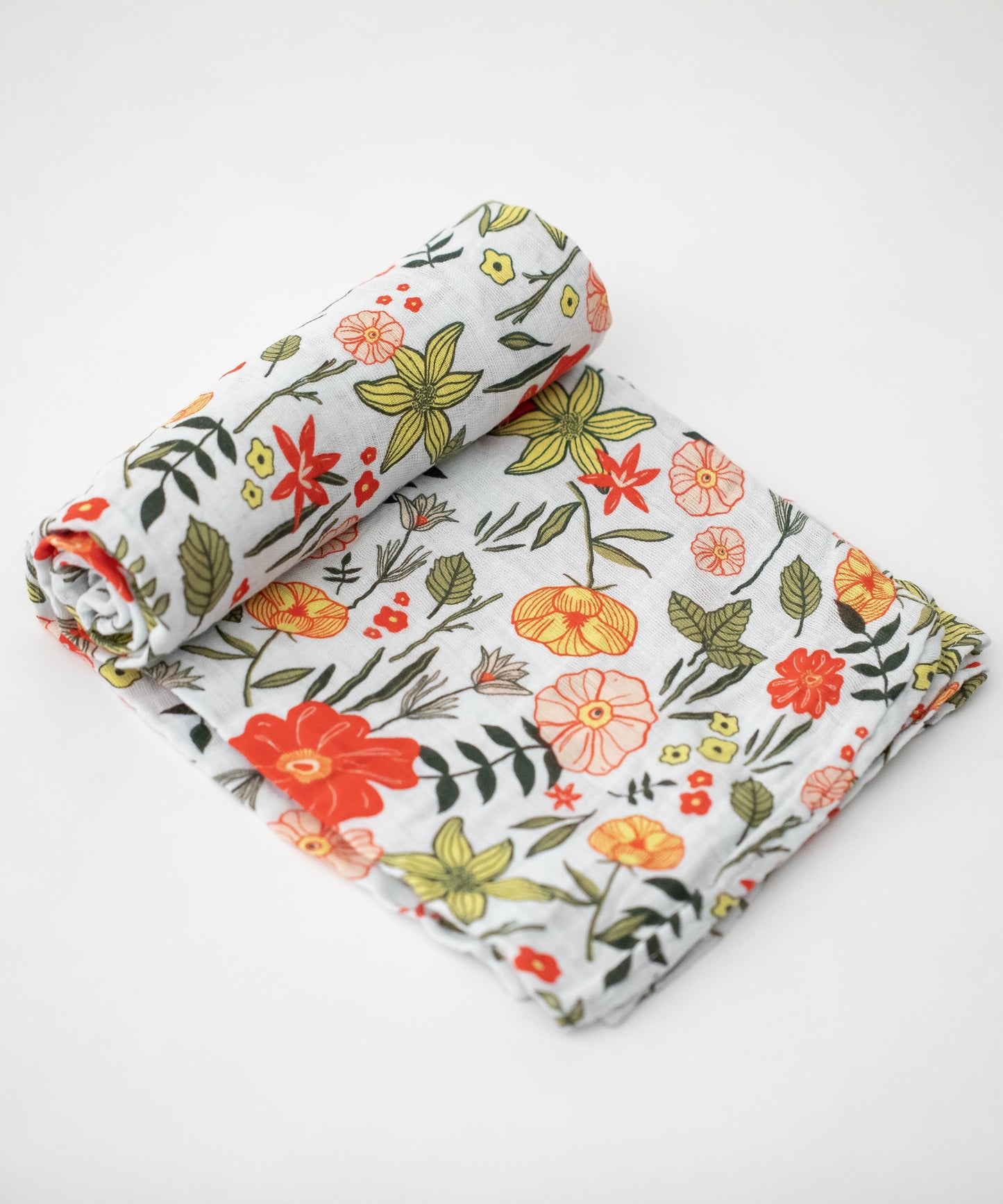 COTTON MUSLIN SWADDLE BLANKET - PRIMROSE PATCH