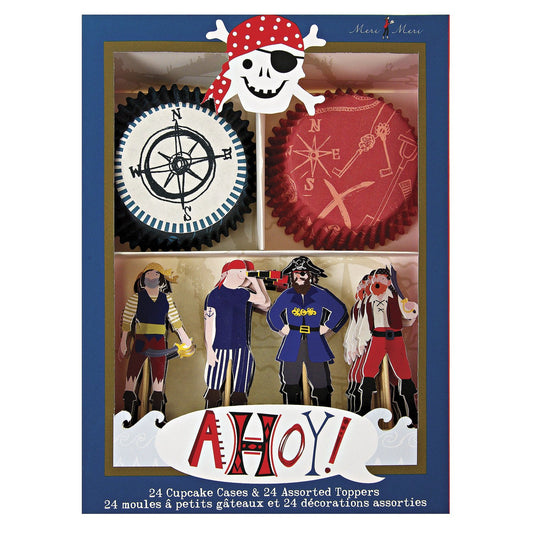 AHOY THERE PIRATE CUPCAKE KIT
