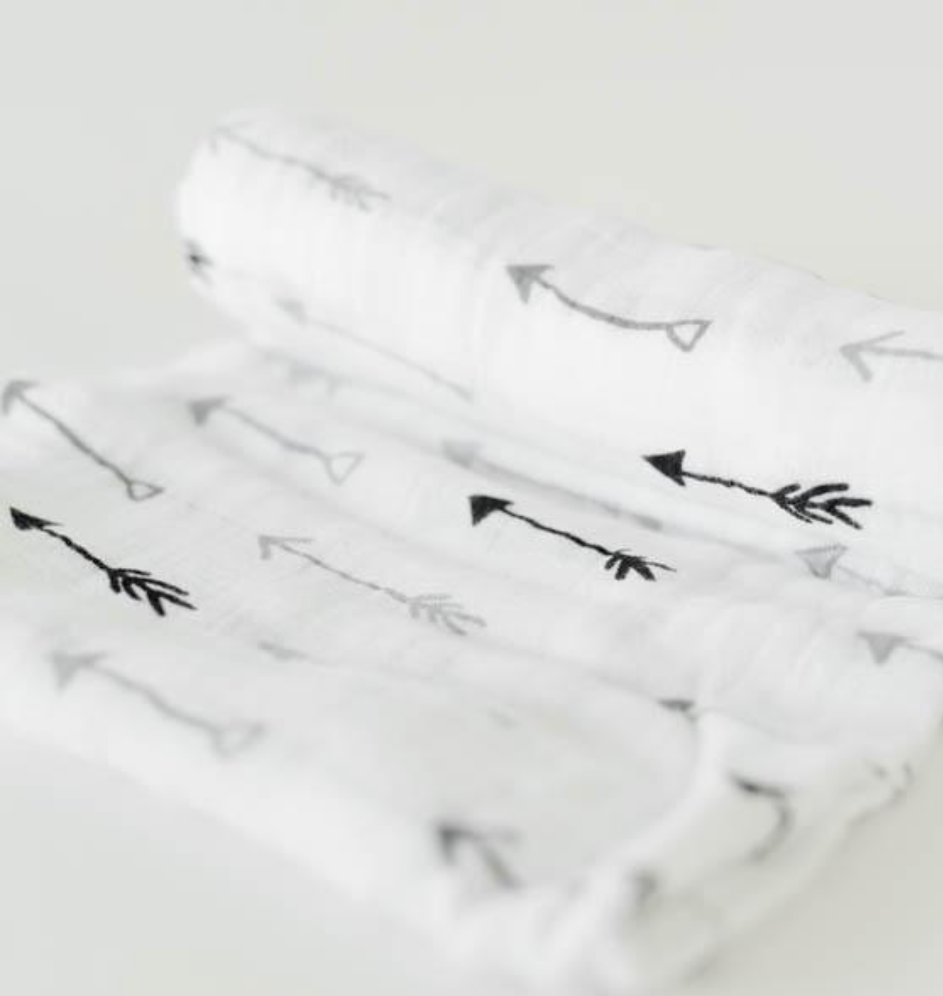 COTTON MUSLIN SWADDLE BLANKET - ARROW